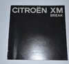 Werbeprospekt Citroen XM  Break August 1991