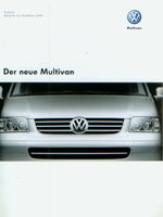 VW Multivan Preislisten