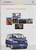 VW Multivan Technikprospekte