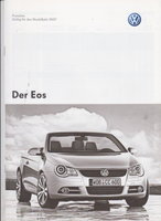 VW EOS Preislisten