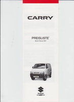 Suzuki Carry Preislisten