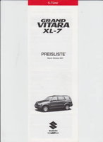Suzuki Vitara Preislisten