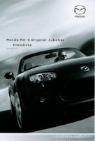 Mazda MX 5 Preislisten