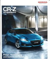 Honda CRZ Preislisten