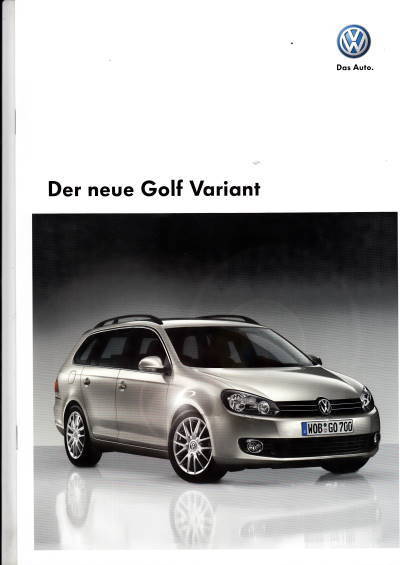 Der neue VW Golf Variant Mai 2009