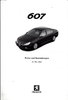 Preisliste Peugeot 607 28. Mai 2001 pr1224