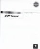 Preisliste Peugeot 407 Coupe 1. Oktober 2005