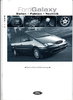 Ford Galaxy Prospekt Technik Mai 1999 pr-1131