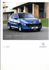 Farbkarte Peugeot 206 +  Februar 2012