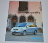 Mazda MPV Autoprospekt Türkei Rarität