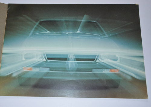 alter Prospekt Lancia Gamma Coupe 1977