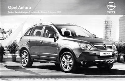 Preise Technik Opel Antara 7. August 2009 pr-1105
