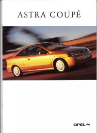 Reiz: Prospekt Opel Astra Coupe Januar 2000