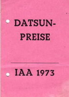 Datsun Preislisten