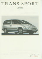 Pontiac Preislisten