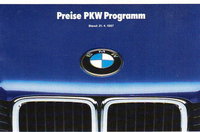 BMW Preislisten