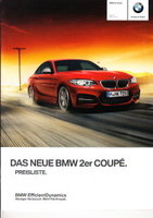 BMW 2er Preislisten
