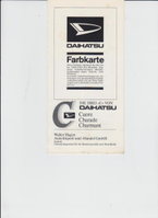 Daihatsu Farbkarten