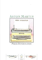 Aston Martin Presseliteratur
