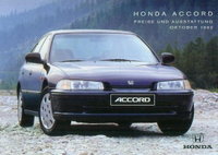 Honda Accord Preislisten
