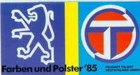 Peugeot Farbkarten