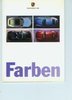 Farbkarte Porsche Boxster und  911  1996 Farbarte