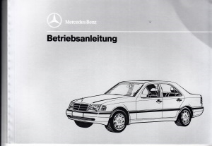 Betriebsanleitung Mercedes W202 C Klasse 1993