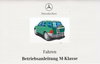 Betriebsanleitung Mercedes M Klasse Fahren 1997