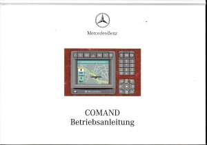 Betriebsanleitung Mercedes Comand 1998
