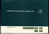 Betriebsanleitung Mercedes Unimog 403 - 416 1975
