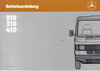 Betriebsanleitung Mercedes 210 310 410 1985