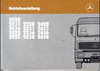 Betriebsanleitung Mercedes LKW 2028 - 2638 1985