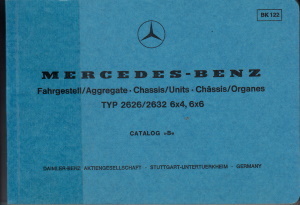 Mercedes Teile Bildkatalog LKW Typ 2626 2632 1976