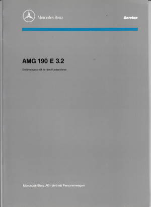 Werkstatthandbuch Mercedes AMG 190 E 3-2 1991