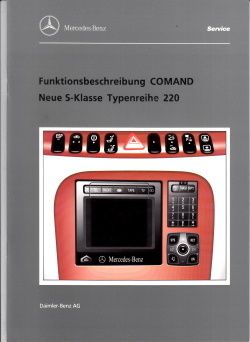 Werkstatthandbuch Mercedes W220 S Klasse Comand 1998