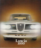 Lancia 2000 Autoprospekte