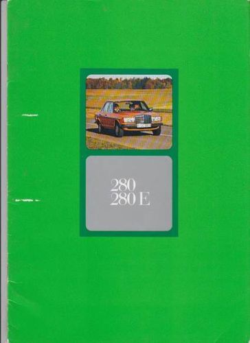 Mercedes W 123  Autoprospekt 1977