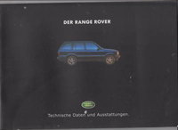 Range Rover Technikprospekte