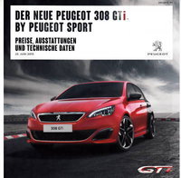 Peugeot 308 Preislisten