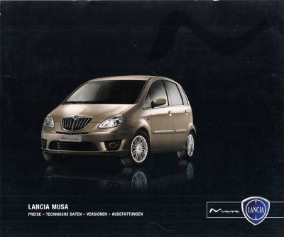 Preisliste Lancia Musa Juli 2010