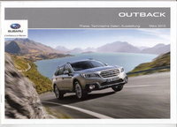 Subaru Outback Preislisten