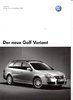 Preisliste VW Golf Variant März 2007