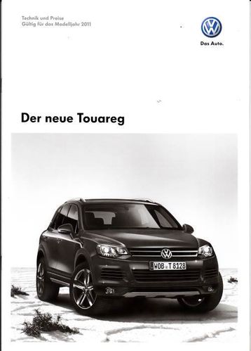 Preisliste VW  Touareg 18. Februar 2010