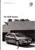 Preisliste VW Golf Variant 13. November 2008