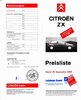Preisliste Citroen ZX 30. September 1995