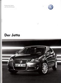 Technikprospekt VW Jetta Juni 2007