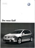 Technikprospekt VW Golf August 2003
