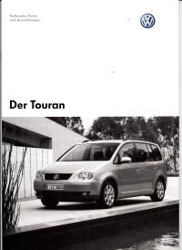 Technikprospekt VW Touran Dezember 2005