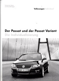 Technikprospekt VW Passat + Variant 9 - 2005