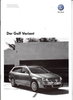 Technikprospekt VW Golf Variant Juni 2008